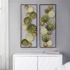 Wall Plaques-Kirkland's Home Santorini Metal Wall Panels, Set Of 2 Gold/Blue/Green