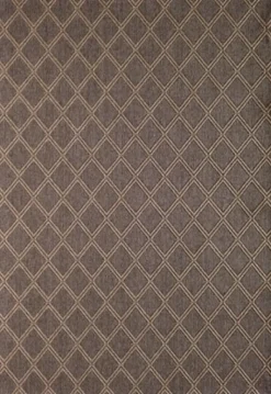Outdoor Rugs-Kirkland's Home Santorini Trellis Outdoor Area Rug, 6X9 Brown
