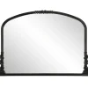 Decorative Mirrors-Kirkland's Home Satin Baroque Arched Wall Mirror Black