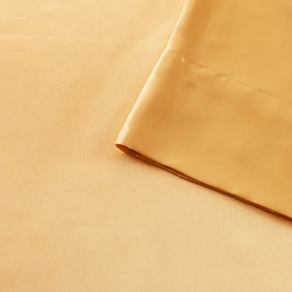 Bed Sheets-Kirkland's Home Satin King 2-Pc. Pillow Case Set Gold