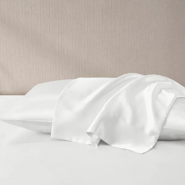 Bed Sheets-Kirkland's Home Satin King 2-Pc. Pillow Case Set White