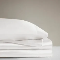 Bed Sheets-Kirkland's Home Satin 6-Pc. Full Sheet Set White