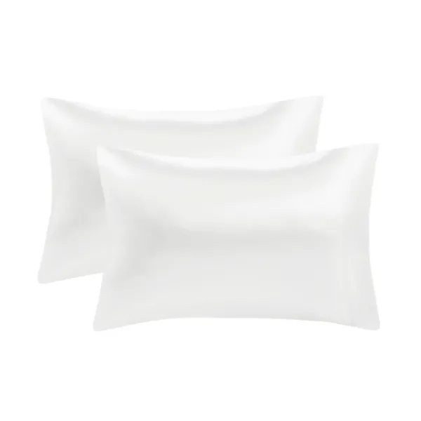 Bed Sheets-Kirkland's Home Satin 6-Pc. Full Sheet Set White