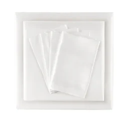 Bed Sheets-Kirkland's Home Satin 6-Pc. King Sheet Set White