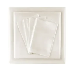 Bed Sheets-Kirkland's Home Satin 6-Pc. Queen Sheet Set Ivory