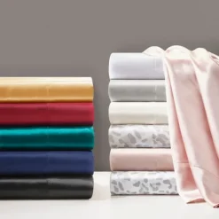 Bed Sheets-Kirkland's Home Satin Standard 2-Pc. Pillow Case Set Red
