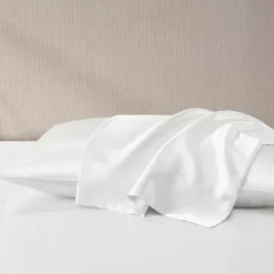 Bed Sheets-Kirkland's Home Satin Standard 2-Pc. Pillow Case Set White