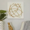 Wall Plaques-Kirkland's Home Scattered Sticks Abstract Wall Plaque Gold