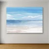 Canvas Art-Kirkland's Home Sea Landscape Iii Giclee Canvas Art Print Blue