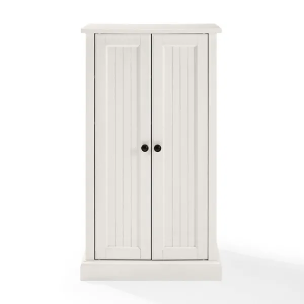 Cabinets & Sideboards-Kirkland's Home Seaside Accent Cabinet White
