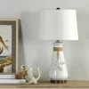 Table Lamps-Kirkland's Home Seaside Rope Tie Table Lamp White