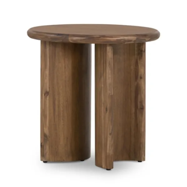 Accent & End Tables-Kirkland's Home Seasoned Paden Wood Accent Table Brown