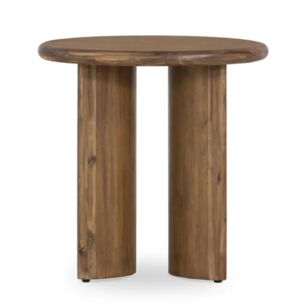 Accent & End Tables-Kirkland's Home Seasoned Paden Wood Accent Table Brown