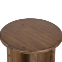 Accent & End Tables-Kirkland's Home Seasoned Paden Wood Accent Table Brown