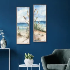 Canvas Art-Kirkland's Home Seaview Panel I & Ii 2-Pc. Canvas Art Print Set Blue