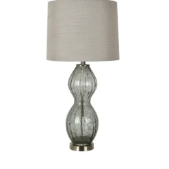 Table Lamps-Kirkland's Home Seeded Hourglass Table Lamp Gray