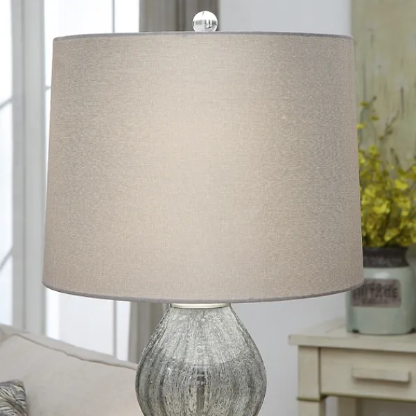 Table Lamps-Kirkland's Home Seeded Hourglass Table Lamp Gray