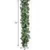 Arrangements & Greenery-Kirkland's Home Seeded Silver Dollar Eucalyptus Garland Green