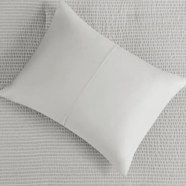 Comforters-Kirkland's Home Seersucker 3-Pc. Cali King Comforter Set Gray