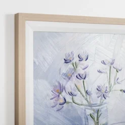 Framed Art-Kirkland's Home September Aster Framed Art Print Blue/Purple