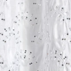 Shower Curtains-Kirkland's Home Sequined Shower Curtain White