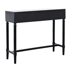 Console Tables-Kirkland's Home Serena 2-Drawer Console Table Black