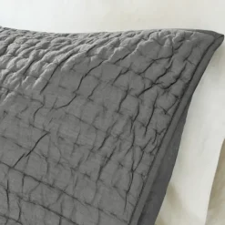 Bedspreads & Coverlets-Kirkland's Home Serene Quilted 3-Pc. King Coverlet Set Gray