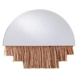 Decorative Mirrors-Kirkland's Home Shaw Fringe Half Circle Wall Mirror