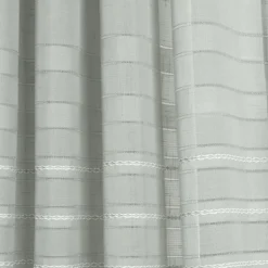 Curtains & Drapes-Kirkland's Home Sheer Birdie Curtain Panel Set, 84 In. Gray