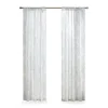 Curtains & Drapes-Kirkland's Home Sheer Botanical Curtain Panel Set, 95 In. White