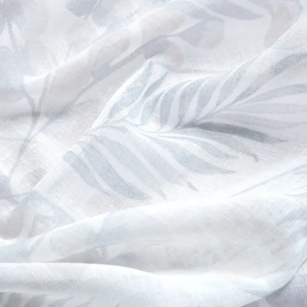 Curtains & Drapes-Kirkland's Home Sheer Botanical Curtain Panel Set, 95 In. White