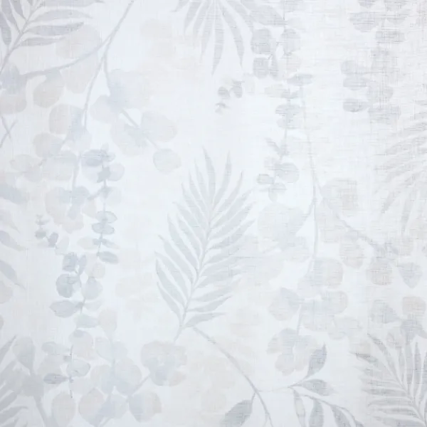 Curtains & Drapes-Kirkland's Home Sheer Botanical Curtain Panel Set, 95 In. White