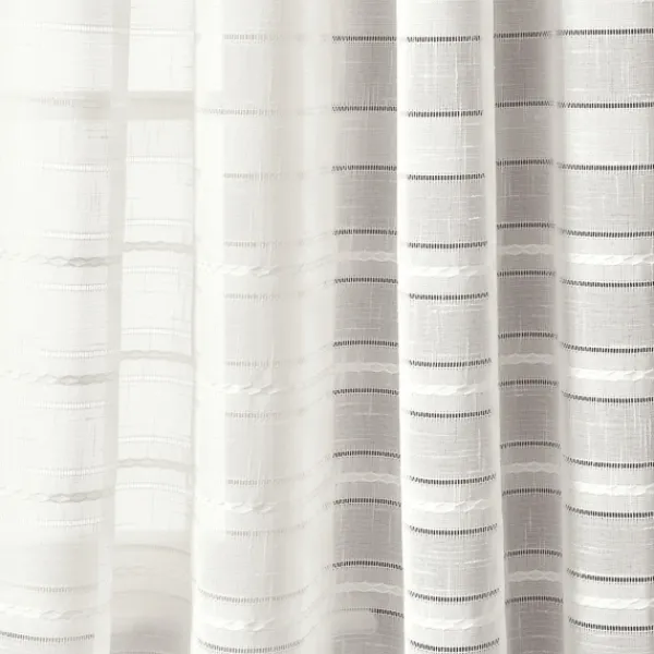 Curtains & Drapes-Kirkland's Home Sheer Grommet Curtain Panel Set, 84 In. White