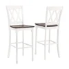 Bar Stools & Counter Height Stools-Kirkland's Home Shelly Classic Bar Stools, Set Of 2 White