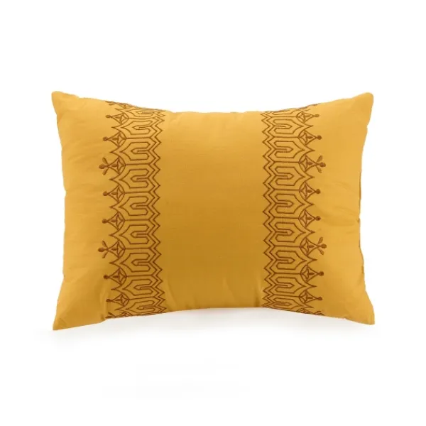 Comforters-Kirkland's Home Shyla Yellow Vinework Queen 5-Pc. Comforter Set Yellow/White
