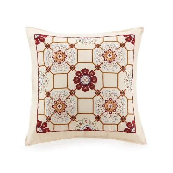 Comforters-Kirkland's Home Shyla Yellow Vinework Queen 5-Pc. Comforter Set Yellow/White