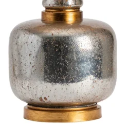Table Lamps-Kirkland's Home Silver And Gold Mercury Glass Table Lamp White