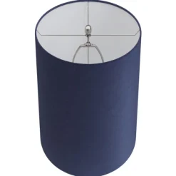 Table Lamps-Kirkland's Home Silver And Tapered Table Lamps, Set Of 2 Blue