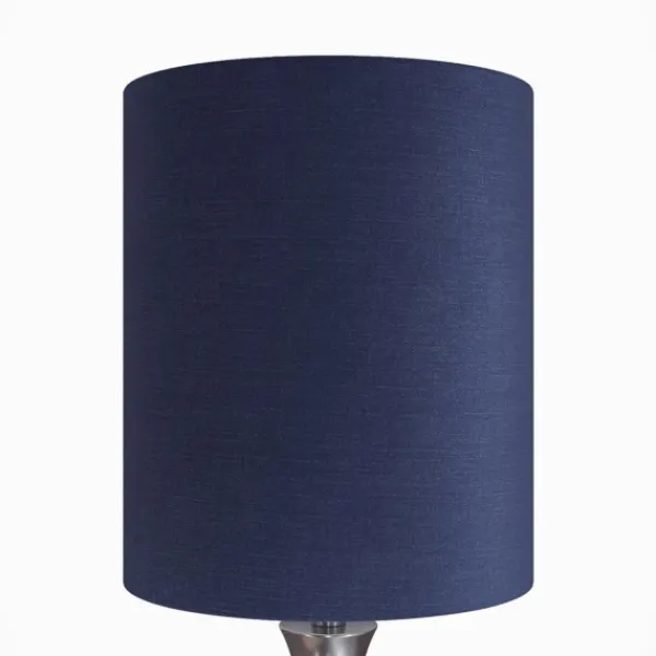 Table Lamps-Kirkland's Home Silver And Tapered Table Lamps, Set Of 2 Blue