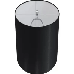 Table Lamps-Kirkland's Home Silver And Tapered Table Lamps, Set Of 2 Black