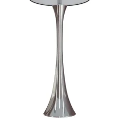 Table Lamps-Kirkland's Home Silver And Tapered Table Lamps, Set Of 2 Black