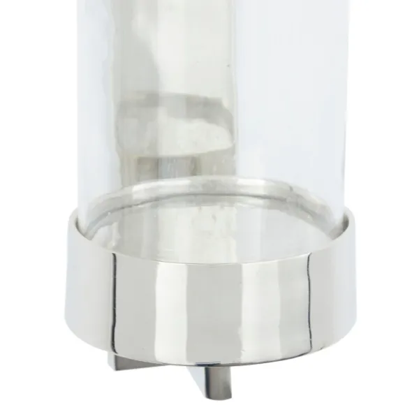 Sconces-Kirkland's Home Silver Assymetrical Modern Sconce