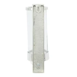 Sconces-Kirkland's Home Silver Assymetrical Modern Sconce