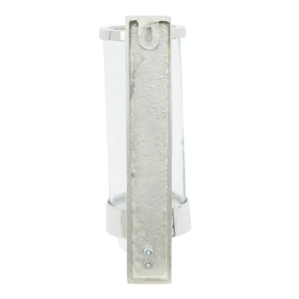 Sconces-Kirkland's Home Silver Assymetrical Modern Sconce