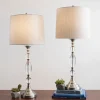 Table Lamps-Kirkland's Home Silver Crystal Table Lamp, Set Of 2 White