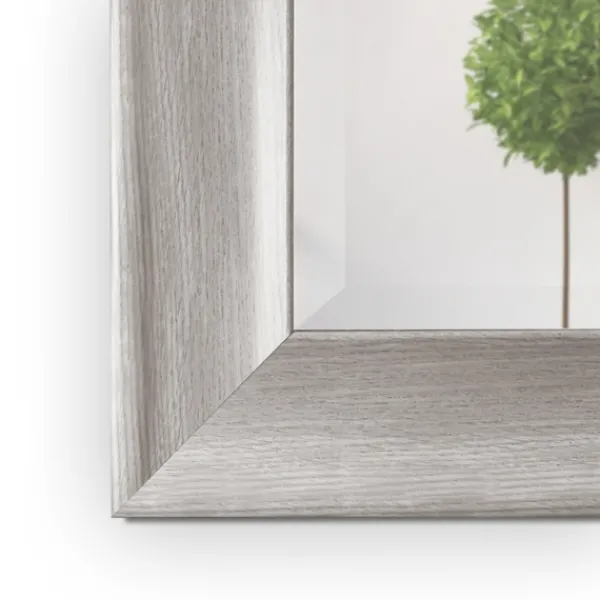 Decorative Mirrors-Kirkland's Home Silver Driftwood Beveled Leaner Mirror