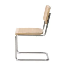 Dining Chairs-Kirkland's Home Silver Framed Woven Cane Dining Chairs, Set Of 2 Tan/Silver