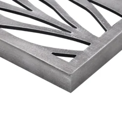 Wall Plaques-Kirkland's Home Silver Madison Park Florian Wall Plaques, Set Of 2 Gray