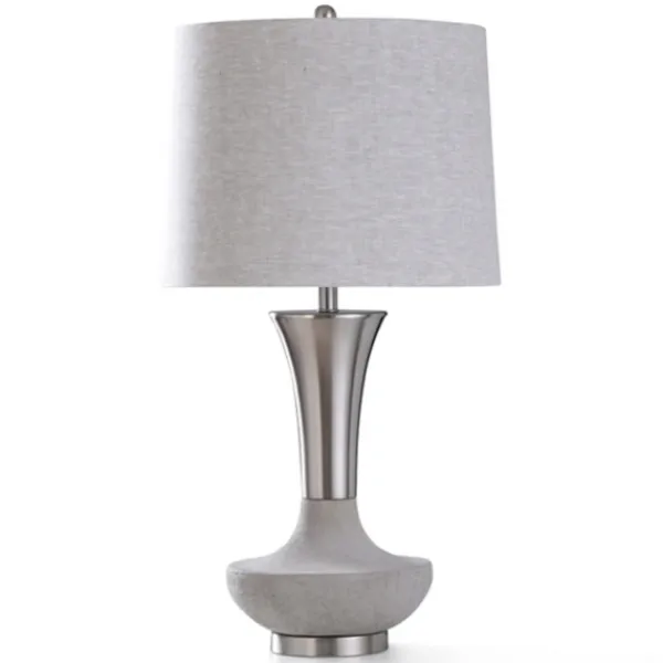 Table Lamps-Kirkland's Home Silver Magic Wish Table Lamp, 33 In. Silver/Gray