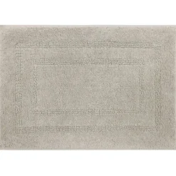 Bathroom Rugs-Kirkland's Home Silver Reversible Cotton Bath Mat, 45 In. Gray